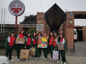 Alumnas de Confirmación visitan la Teletón