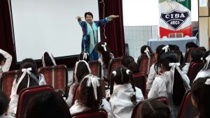 Visita de cuentacuentos a 1os básicos