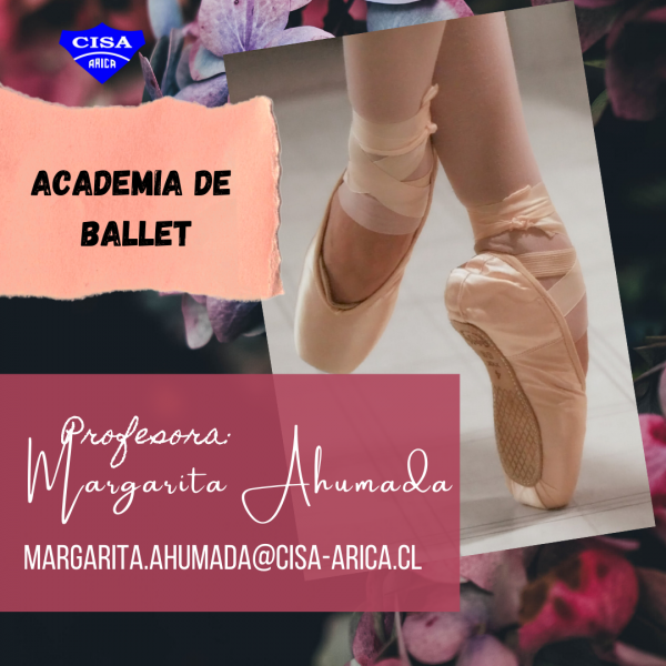 Participa de la academia de Ballet