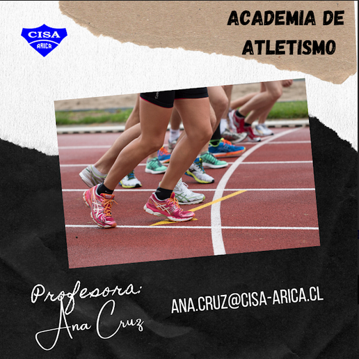 Participa de la academia de Atletismo