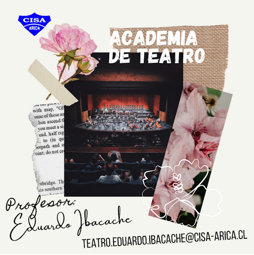 Participa de la academia de Teatro