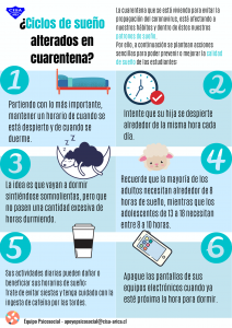 Boletín N°1 ¿Problemas para dormir?