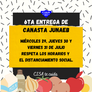 6ta entrega de canasta JUNAEB