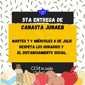 Entrega 5ª caja JUNAEB