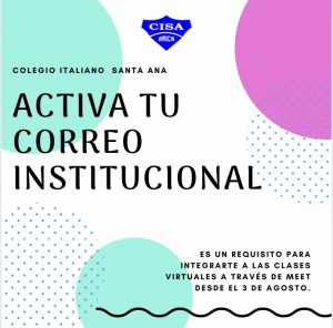 Activa tu cuenta Institucional de estudiante CISA