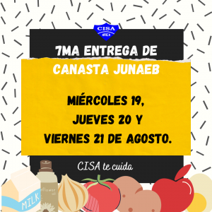 7ma entrega de Canasta JUNAEB