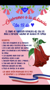 Actividades dieciocheras con Educación Parvularia