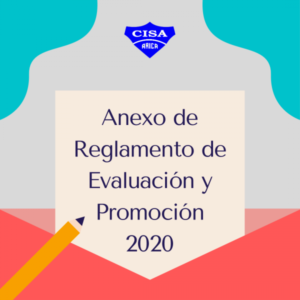 Anexo: Reglamento de Evaluación y Promoción Escolar 2020.