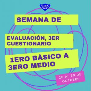 3er Cuestionario Evaluado desde 1ero básico a 3ero Medio.