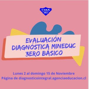 Evaluación Diagnóstica MINEDUC para 3ero Básico.