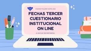 Fechas 3as Evaluaciones Institucionales