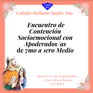 Encuentro para Apoderados de 7ºbásico a 1º Medio