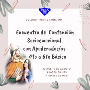 3er Encuentro de Contención Socioemocional