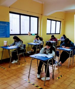 Alumnas 4os medios participan en Ensayos PDT