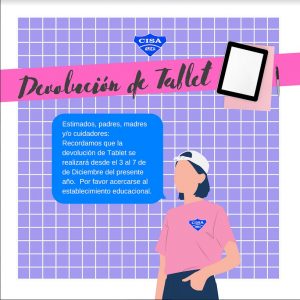 Devolución de tablets prestadas