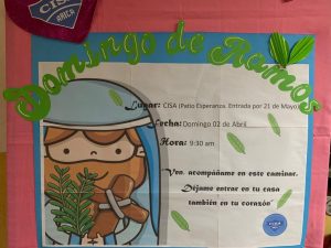 Invitación a Misa de Ramos