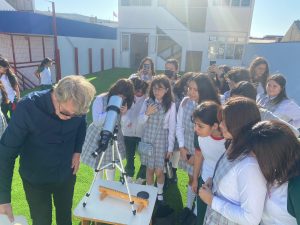 Visita del astrónomo Dr.Klaus-Peter Schröder