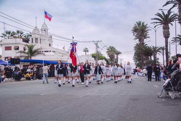 Desfile Escolar Conmemorando las Glorias Navales
