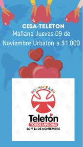 Mañana jueves 09-11 Urbatón-Cisa