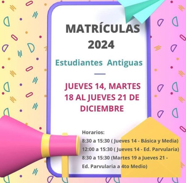 Proceso de Matrícula Estudiantes Antiguas 2024