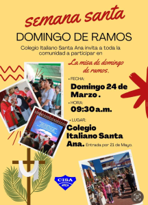 Invitación a Misa de Ramos