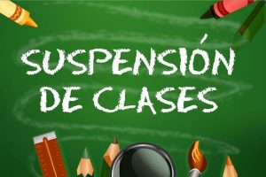 Suspensión de clases Lunes 20-05
