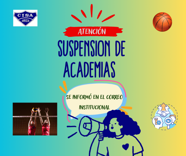Suspensión de Academias