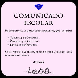 Suspensión de Clases