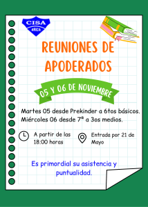 Reuniones de Apoderados