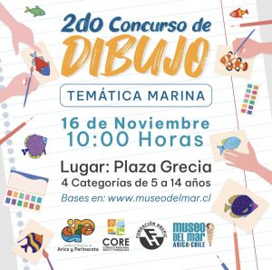 Estudiantes participantes concurso Museo del Mar